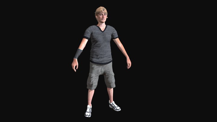 Arm Sleeve with Boy 3D Model