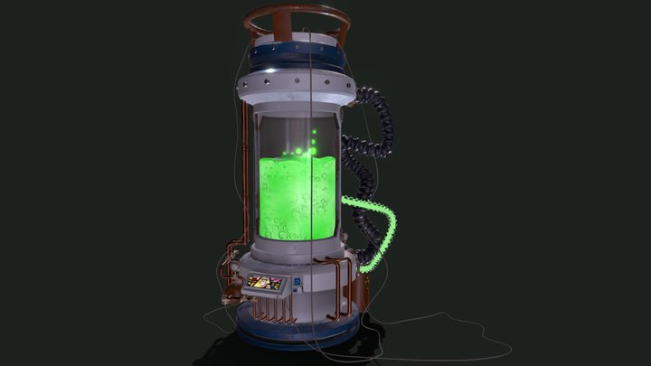 Laboratory container 3D Model