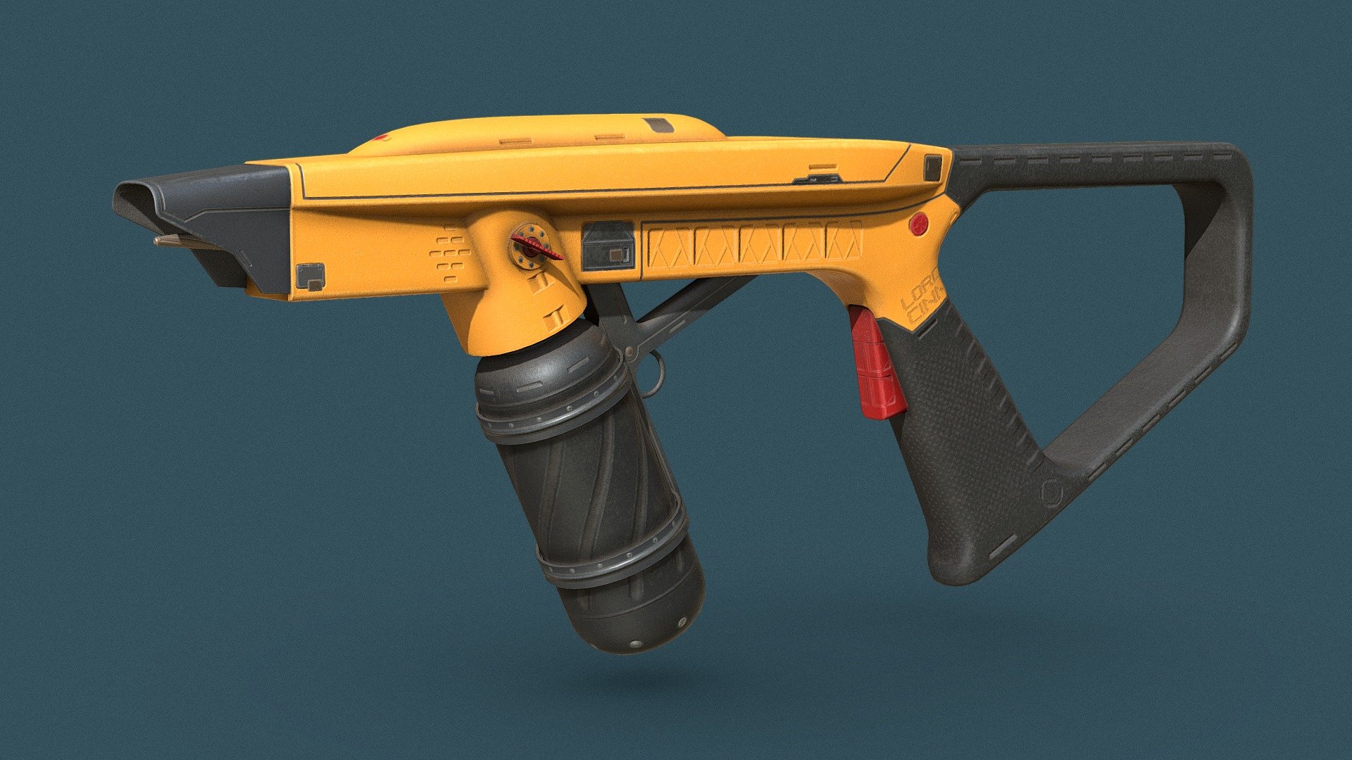 Light weight flamethrower - 3D model by LordCinn [6e5d83e] - Sketchfab