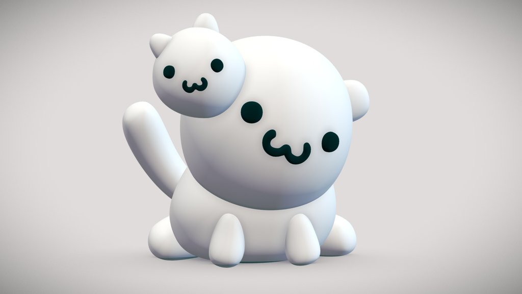 Mewgenics Cat 3D model