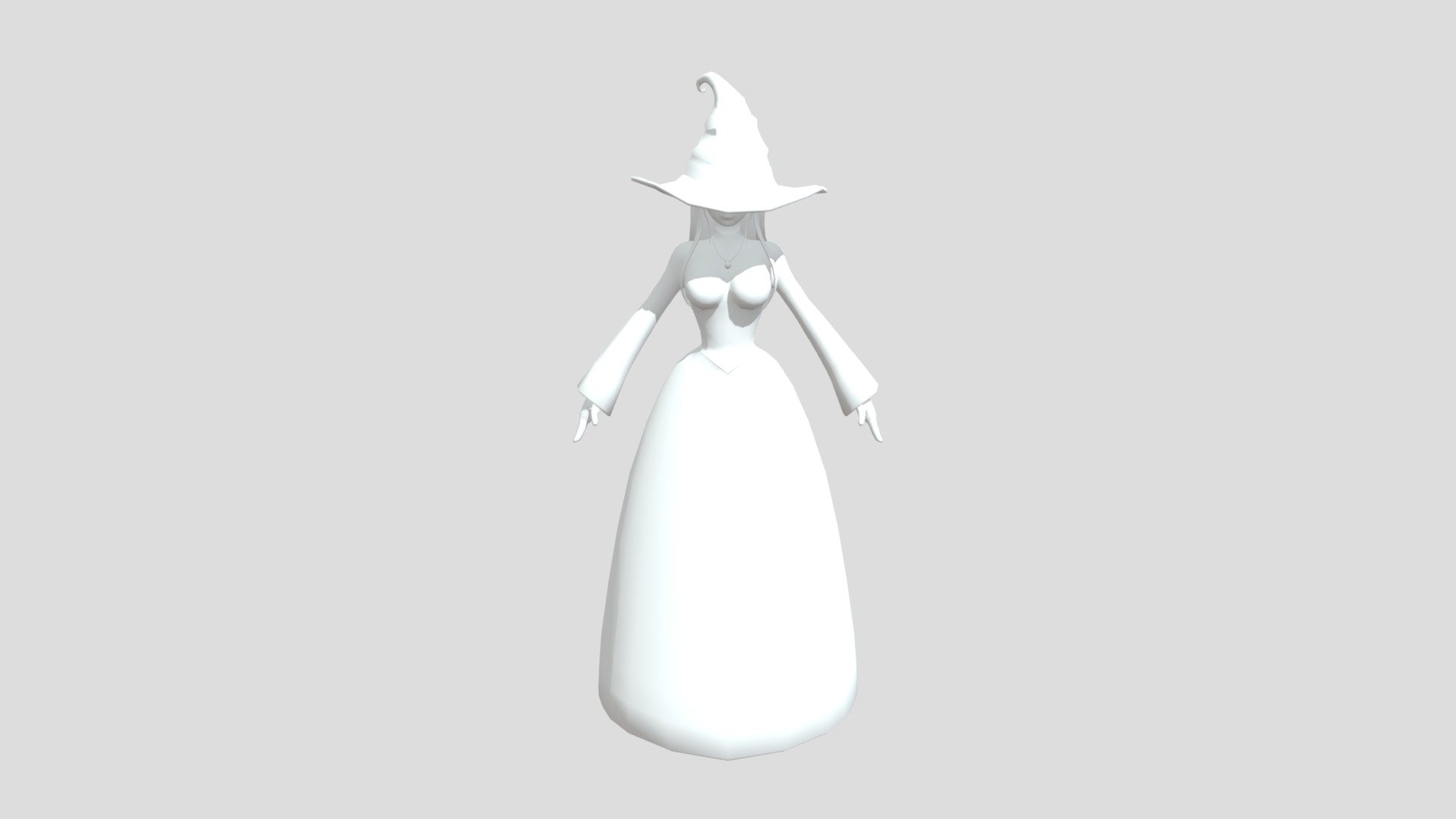 LowPoly Witch - 3D model by namite [6e5f37b] - Sketchfab