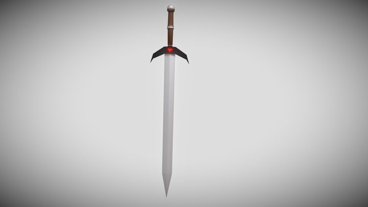 Demonic sword 3D Model