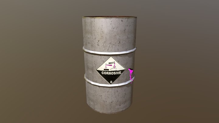 Barrel Fbx 3D Model