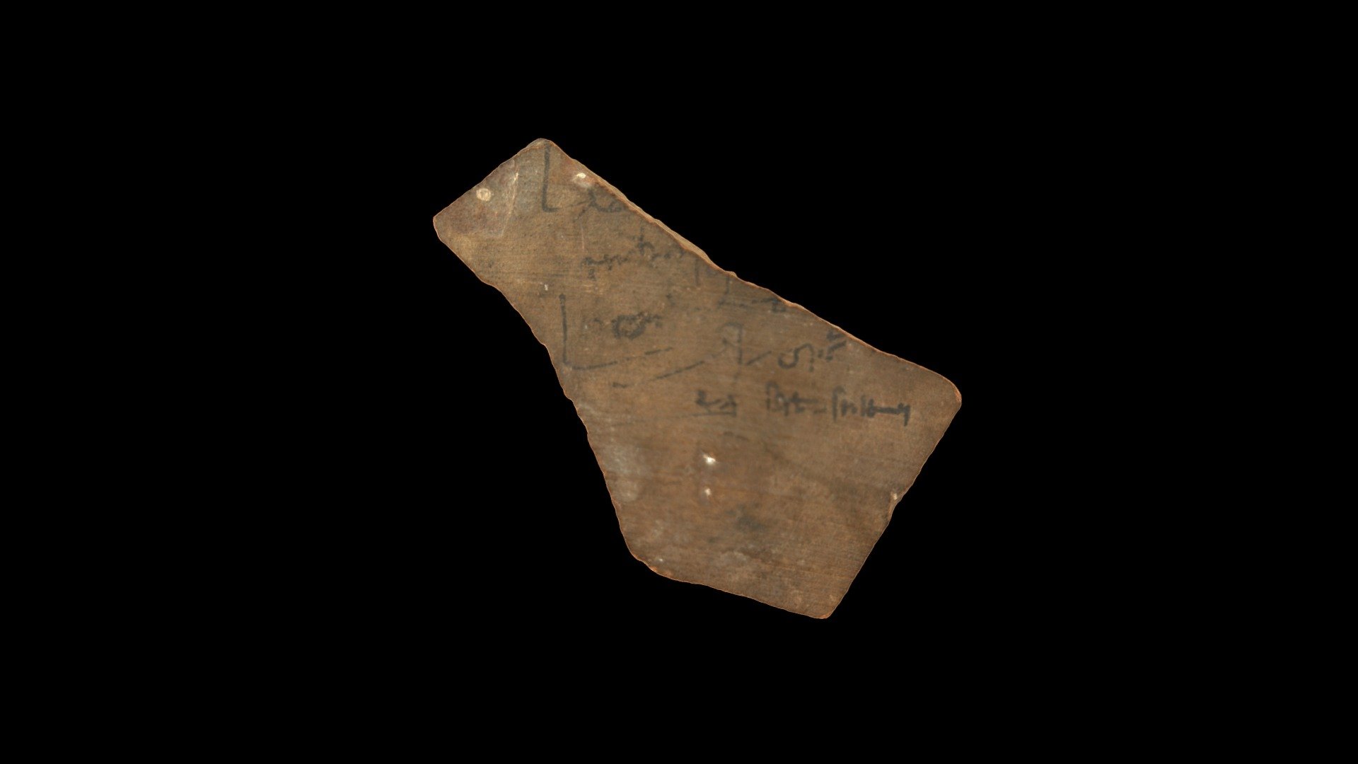 Houghton MS Ostraca 3150