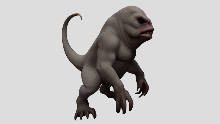Gnash - New Year monster – Free 3D Model STL
