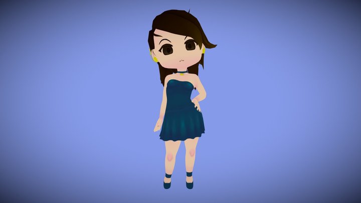 Chibi Her 3D Model
