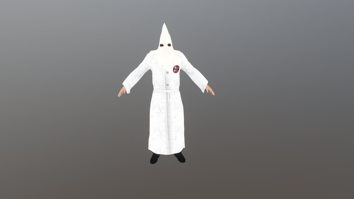 kkk - Ku Klux Klan model (1920) 3D Model
