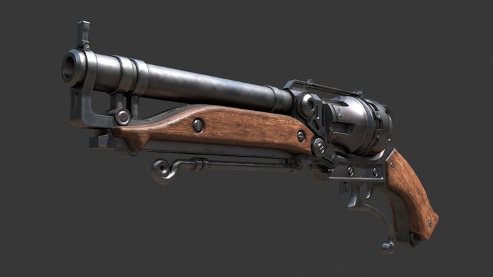 Revolver 3D Model