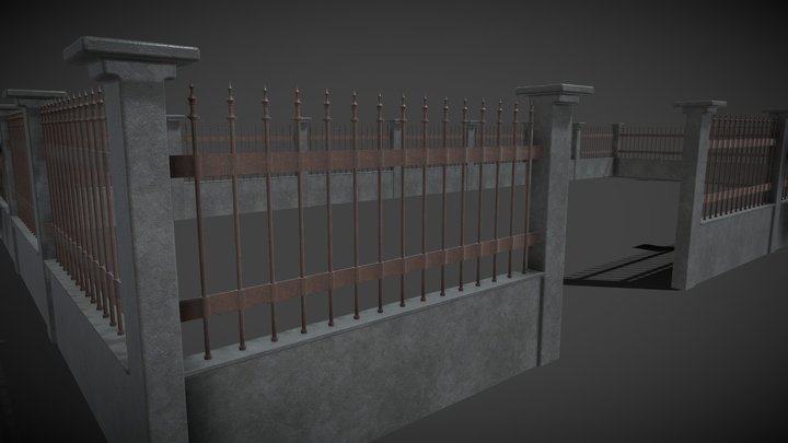 Fence yard protection – Kostenloses 3D-Modell STL