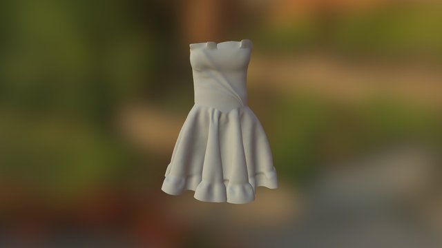 Dress_001 3D Model