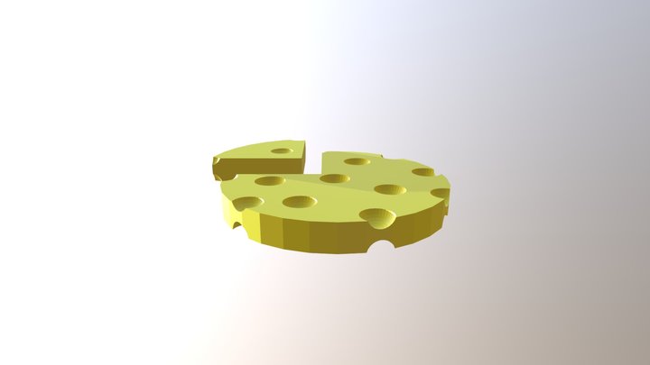 Cheese Wheel 3D Model