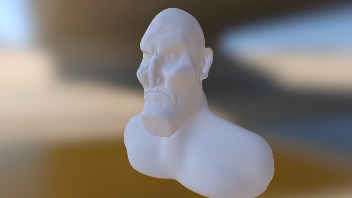 Scar Man 3D Model