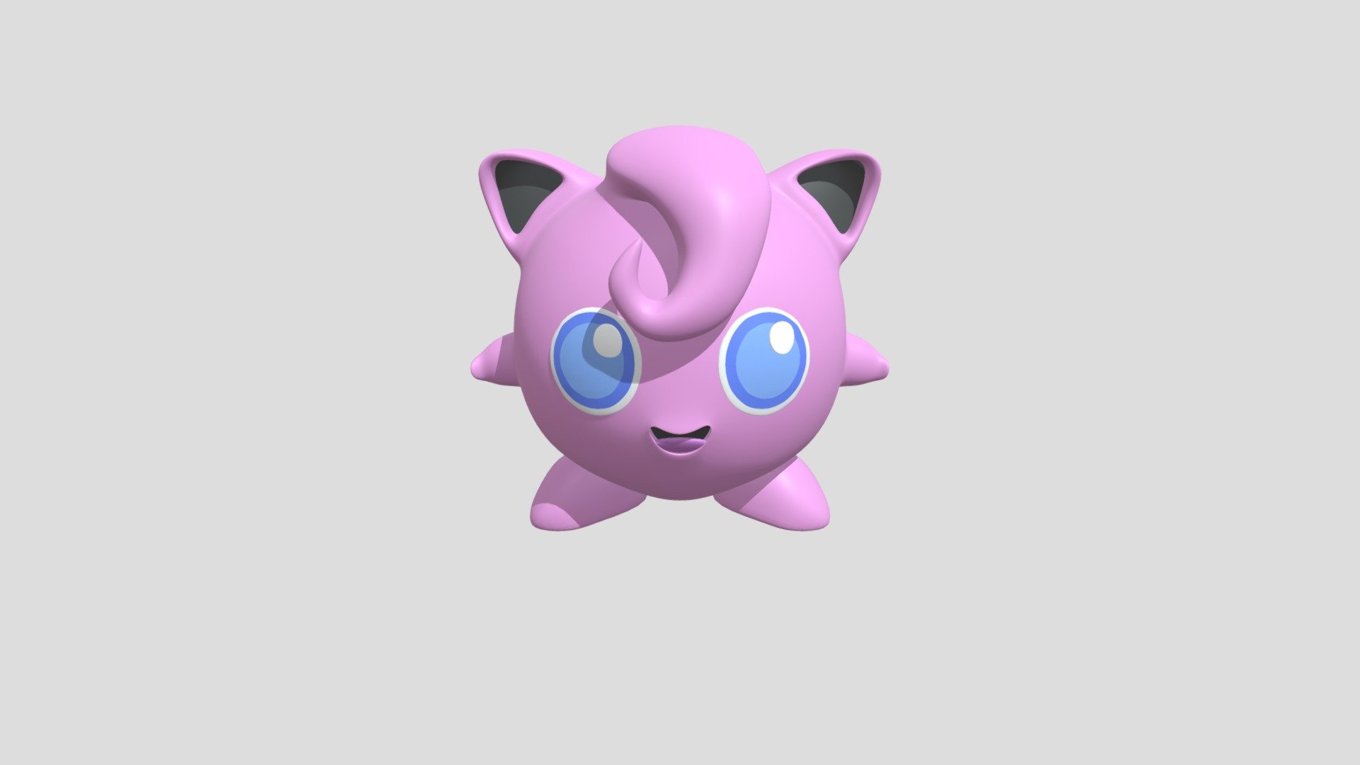 Jigglypuff - Download Free 3D model by rhinoarts [6e63b29] - Sketchfab