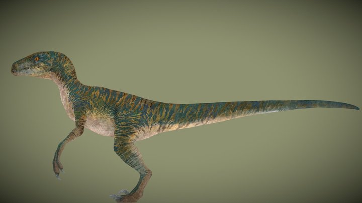 Jurassic World 2015 Echo the Velociraptor – Free 3D Model STL