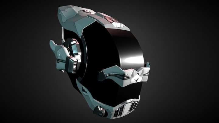 Oracle - Mag Helm - Warframe 3D Model