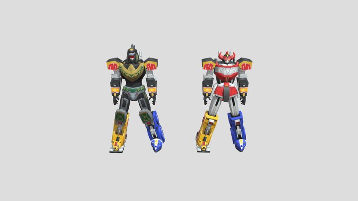 power ranger zords 3D Model