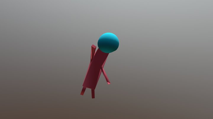 Robot Dancing 4 3D Model