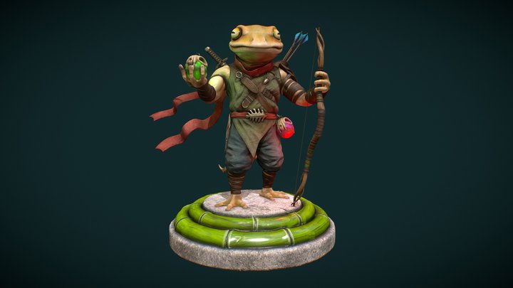 Ninja Toad 3D Model