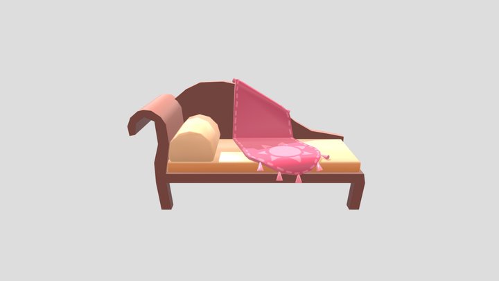 Chaise Longue - Fantasy 3D Model