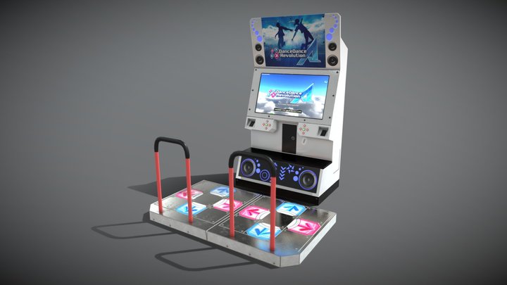 DDR-A Cabinet 3D Model