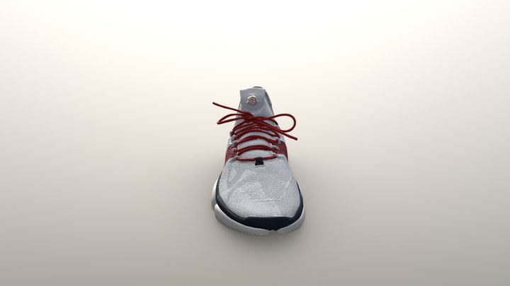 Moncler The Bubble Sneakers 3D Model