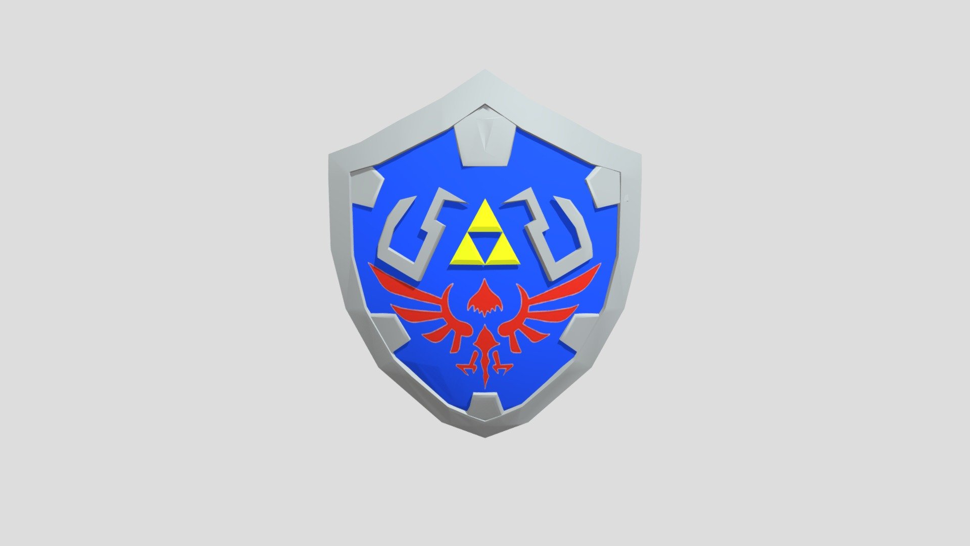 Hylian Shield - Download Free 3D model by cratcliffe [6e69848] - Sketchfab
