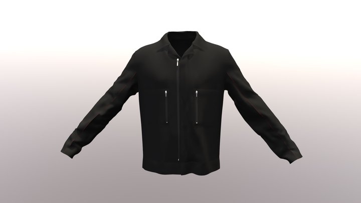 TRUCKER JACKET 3D Model