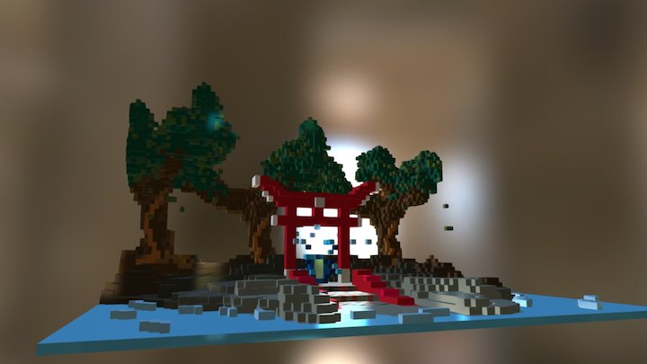 Torii (Japanese Gate) 3D Model