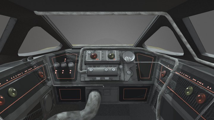 Y-Wing Cockpit Version 1 3D Model