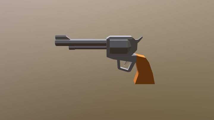 Six Shooter 3D Model