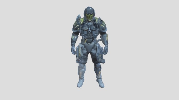 CODM inspired Ghost character 3D Model