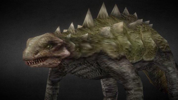 Ankylosaurus From Carnivores 3D Model