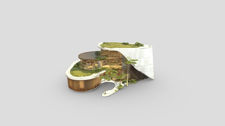 Villa Concept 3D Model