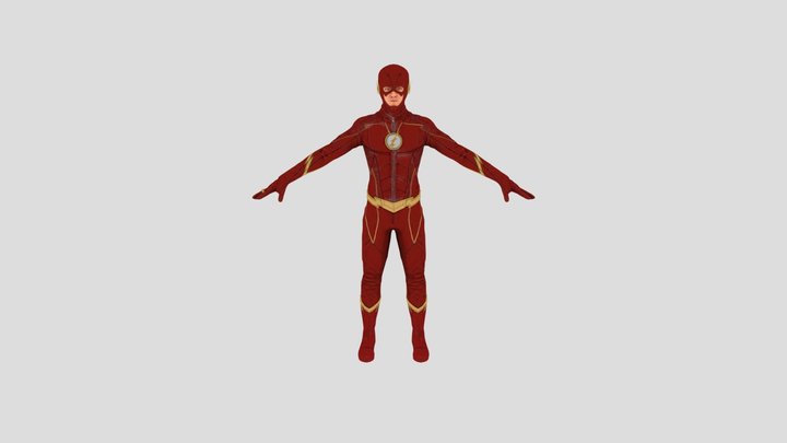 The flash (Season 4 suit) 3D Model