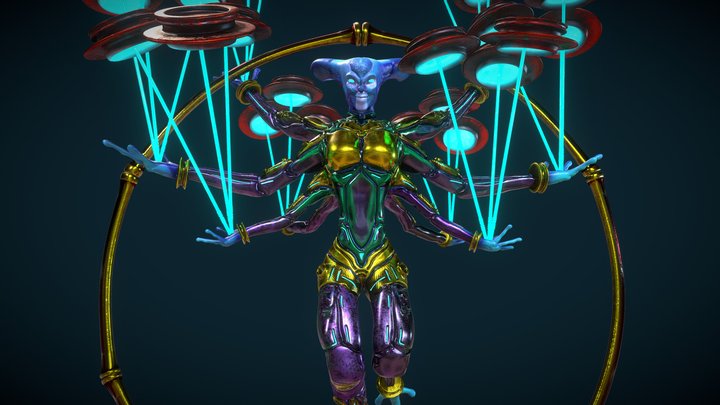 The Octa Plate Spinner! 3D Model
