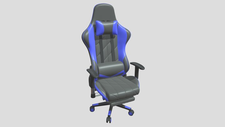 PHOTOREALISTIC 3D GAMING CHAIR MODEL 3D Model