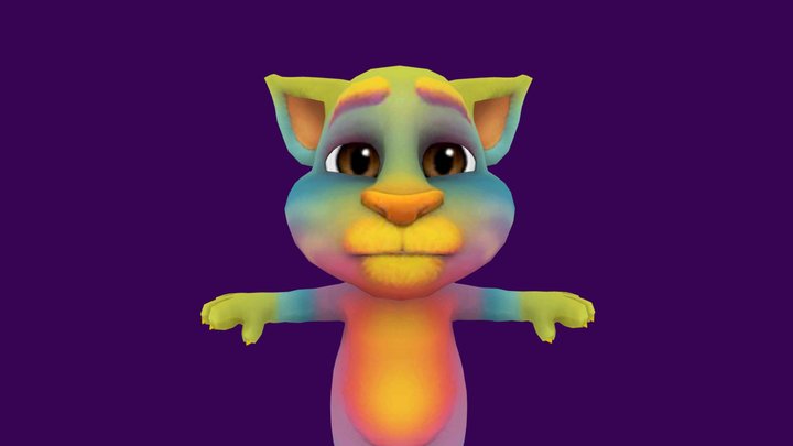 tom-medium-talking-tom 3D Model