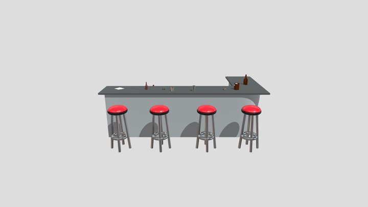 Bar 3D Model