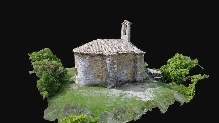 Eglise Saint-Cyrice, France (05) 3D Model