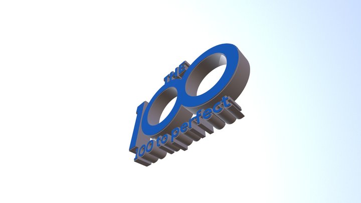 logo 100.ai 3D Model