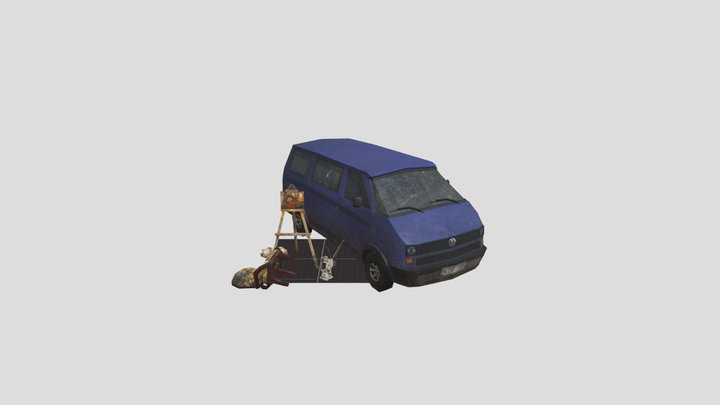 DAE 5 Finished props - ECO HOUSE 3D Model