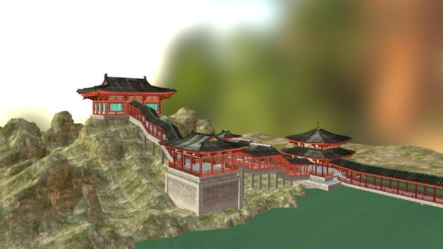 大明宫-自雨亭 3D Model