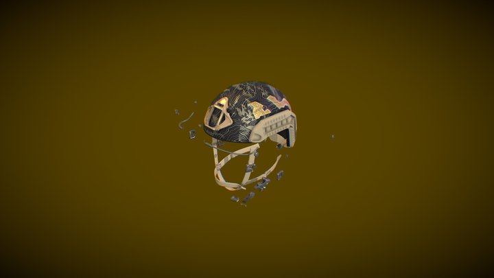 OPS Core Maritime Contour lines 3D Model