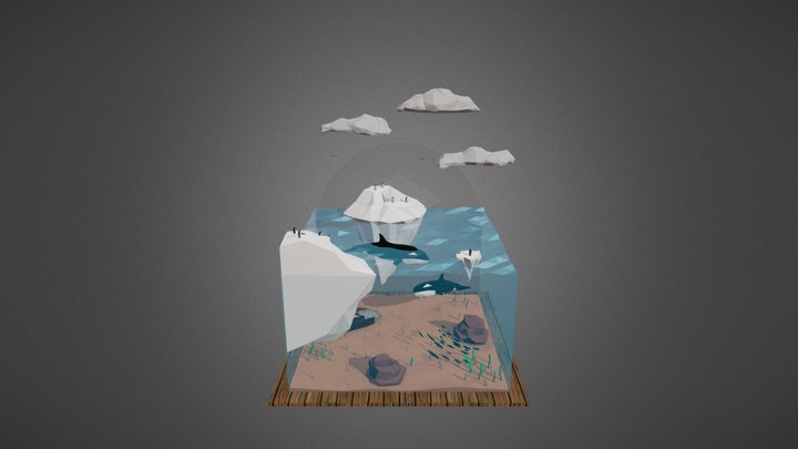Penguin's Troubles 3D Model