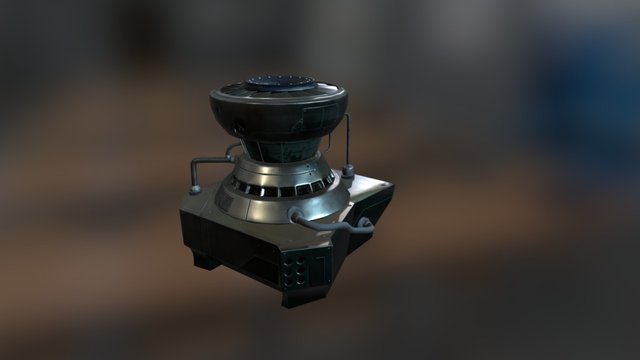 Industrial Fan Prop 3D Model