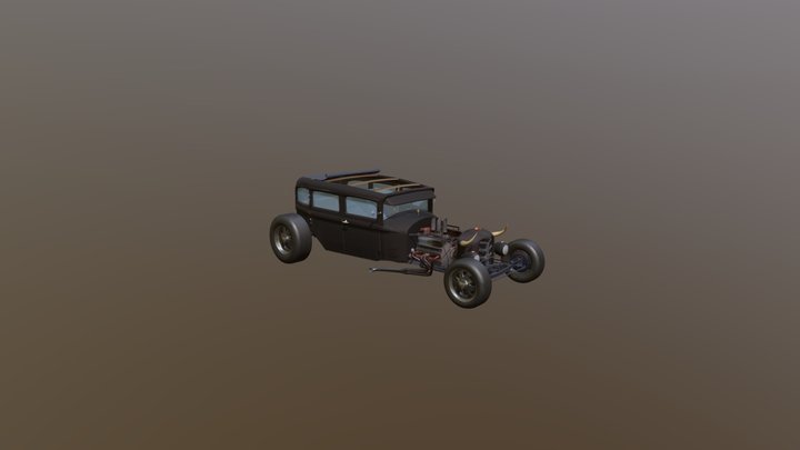 Rat Rod 3D Model
