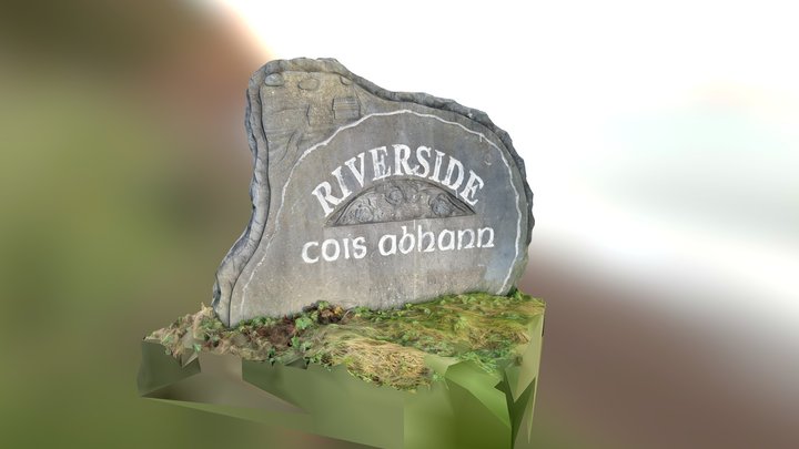 Riverside Rock 3D Model