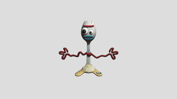 Forky 3D Model