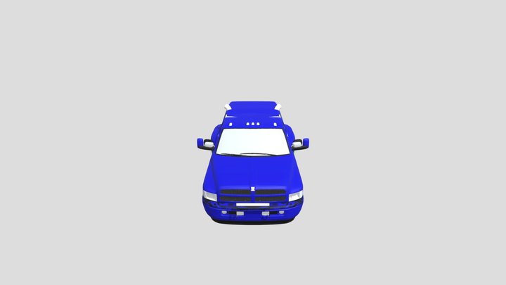 2nd gen dodge ram 3D Model