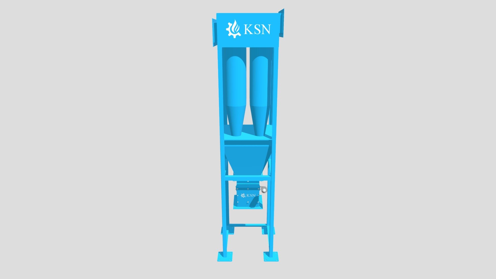 Multi-Cyclone – 4 Elements — Sketchfab embed 3D viewer